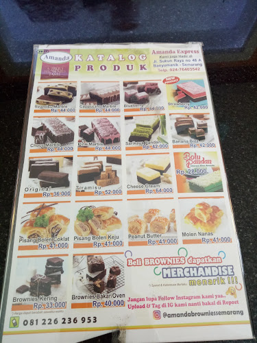 Amanda Brownies Semarang - Gastronomi dan perhotelan