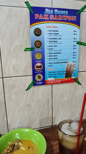 Iga Bakar Pak Sarwon - Gastronomi dan perhotelan