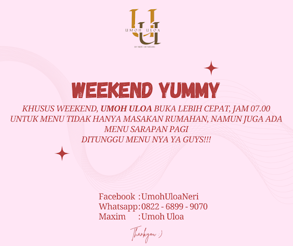 Umoh Uloa by Neri - Gastronomi dan perhotelan