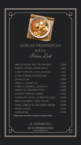 Seblak Rafa Prasmanan