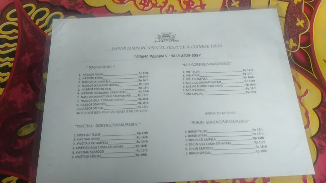 Dapur Jampang | Seafood & Chinese Food - Gastronomi dan perhotelan