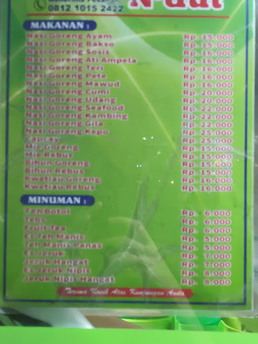 Opinii despre Nasi Goreng Djakarta N'dut în Kota Jambi - Gastronomi dan perhotelan