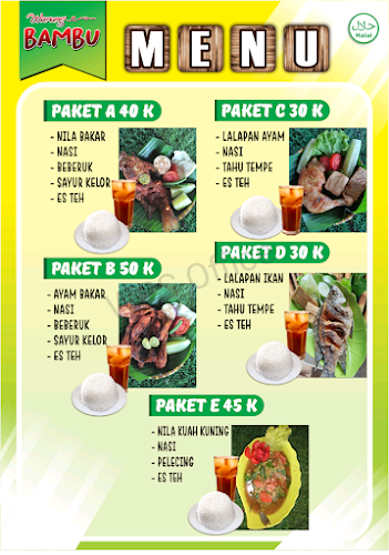 Lesehan Bambu sayang-sayang - Kota Mataram