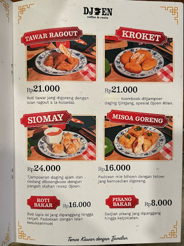 Djoen Bakery, Coffee & Resto sedjak 1935