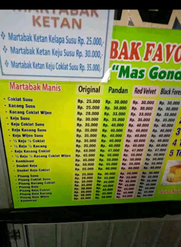 Opinii despre Martabak favorite bangka mas gondrong în Kota Depok - Gastronomi dan perhotelan