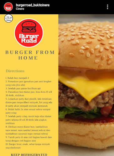 Burger Road Bukit Cinere - Gastronomi dan perhotelan