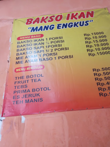 Opinii despre Bakso Ikan Mang Engkus Cabang Serang în Kota Cilegon - Gastronomi dan perhotelan