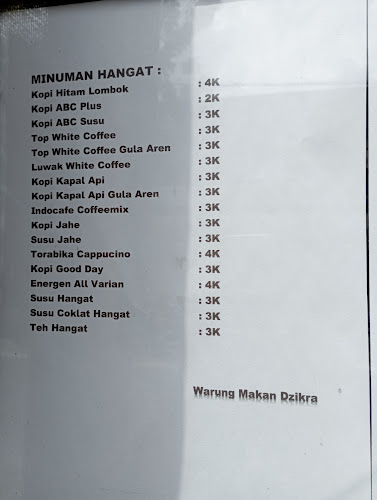 Warung Makan Dzikra