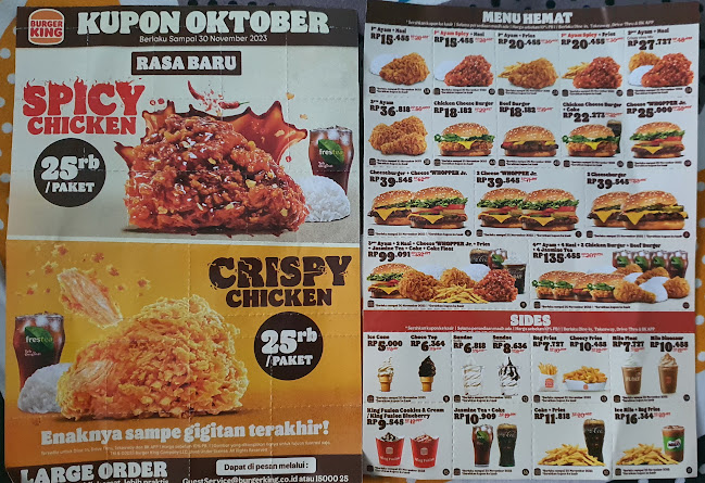 Opinii despre Burger King Pajajaran în Kota Bogor - Gastronomi dan perhotelan