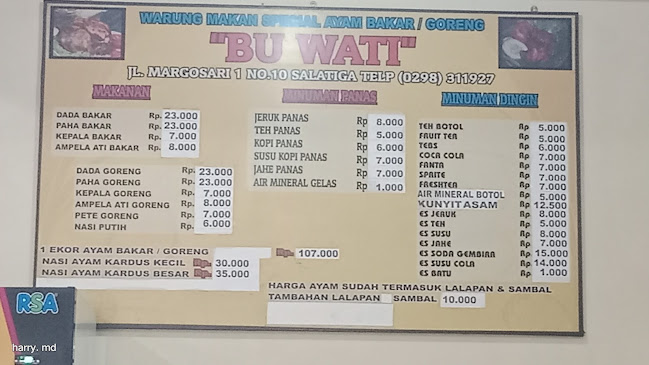 Warung Makan Ayam Bakar Bu Wati - Gastronomi dan perhotelan