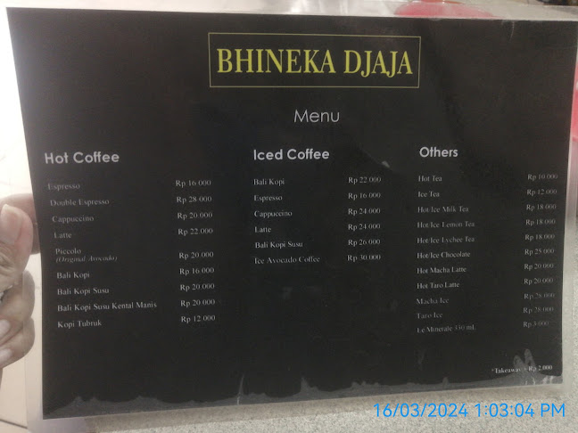 Opinii despre Bhineka Jaya (Kopi Bali) în Kota Denpasar - Gastronomi dan perhotelan