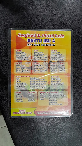 RM. SEAFOOD DAN PECEL LELE RESTU IBU 4 - Kota Pangkal Pinang