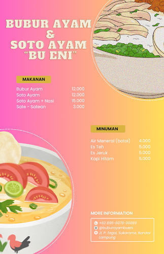 Bubur Ayam dan Soto Ayam Bu Eni