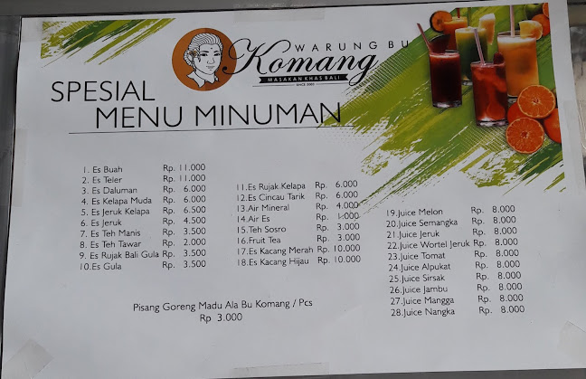 Warung Bu Komang - Kabupaten Bantul