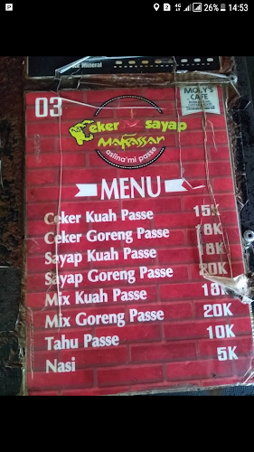 Opinii despre Ceker Sayap Makassar în Kota Makassar - Gastronomi dan perhotelan