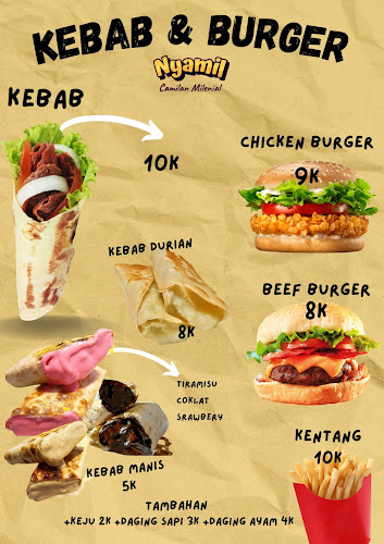 Opinii despre Nyamil Kebab Dan burger în Kota Blitar - Gastronomi dan perhotelan