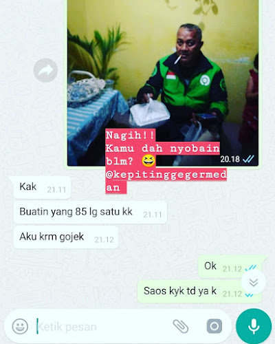 Kepiting geger medan - Kota Medan