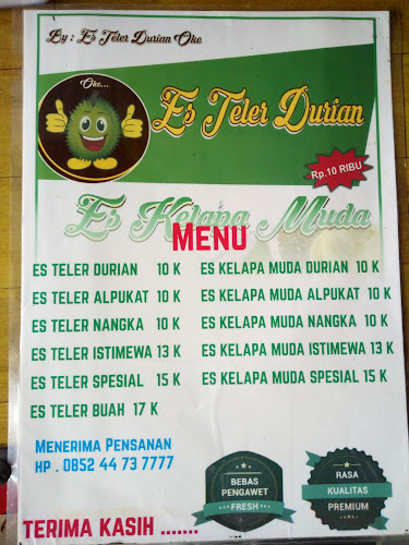 ES TELER DURIAN OKE
