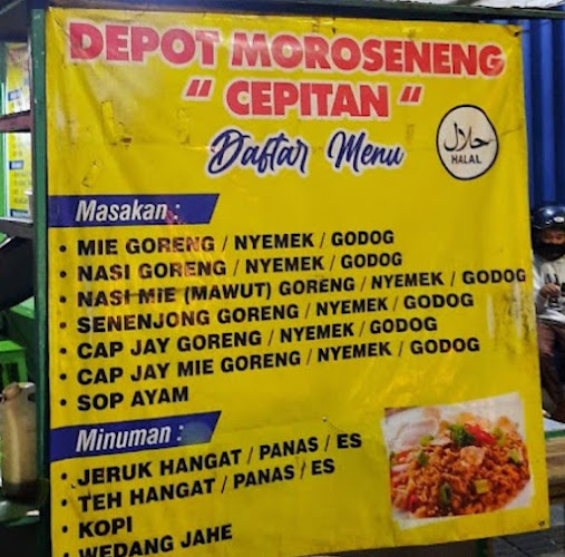 Depot Moro Seneng Cepitan - Gastronomi dan perhotelan