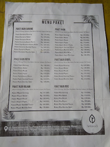 Pemancingan & Rumah Makan Tirtonadi - Gastronomi dan perhotelan