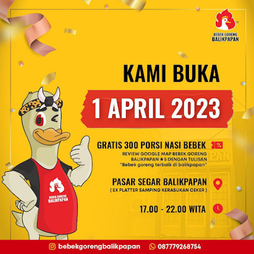 BEBEK GORENG BALIKPAPAN - Gastronomi dan perhotelan