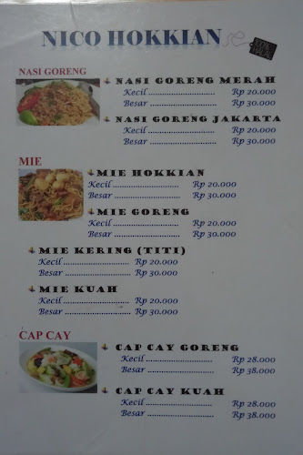 Kios Nico Hokkian - Gastronomi dan perhotelan