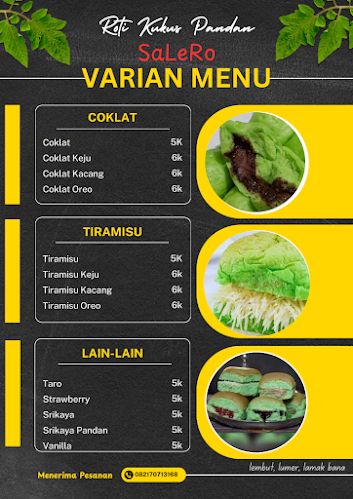 Roti Kukus Pandan Salero