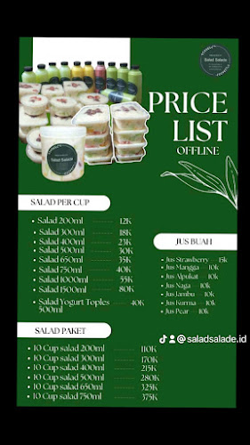 Opinii despre Salad salade tapos în Kota Depok - Gastronomi dan perhotelan