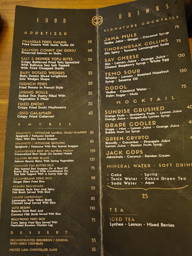 Noble Dine & Bar Manado - Gastronomi dan perhotelan