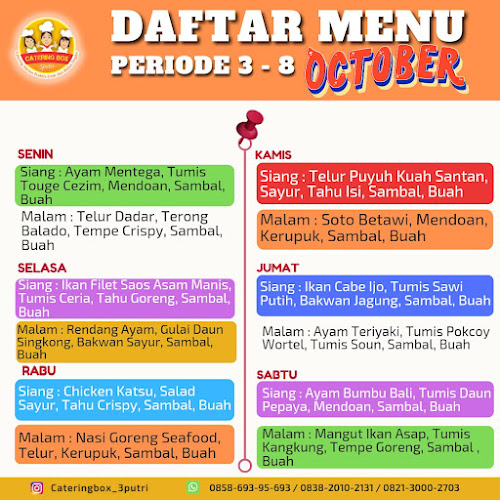 Catering Box 3 Putri Dapur Jogja Selatan - Kabupaten Bantul