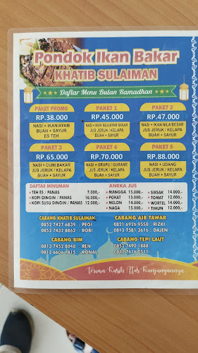 Opinii despre Pondok ikan Bakar Khatib Sulaiman în Kota Padang - Gastronomi dan perhotelan