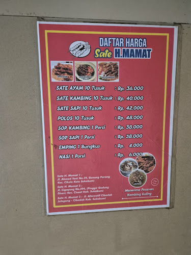 Opinii despre Sate H. Mamat (Pusat) în Kota Sukabumi - Gastronomi dan perhotelan