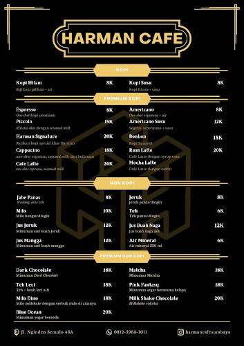 Opinii despre Harman Cafe în Surabaya - Gastronomi dan perhotelan