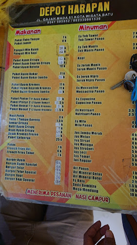 Depot Harapan - Gastronomi dan perhotelan