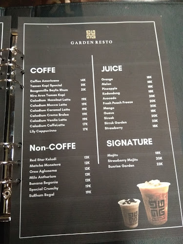 Garden Resto - Gastronomi dan perhotelan