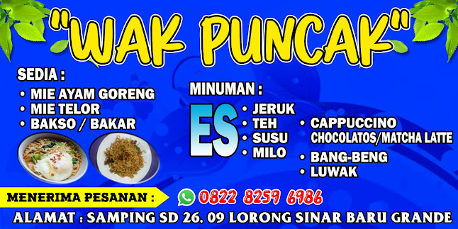 Mie ayam wak puncak