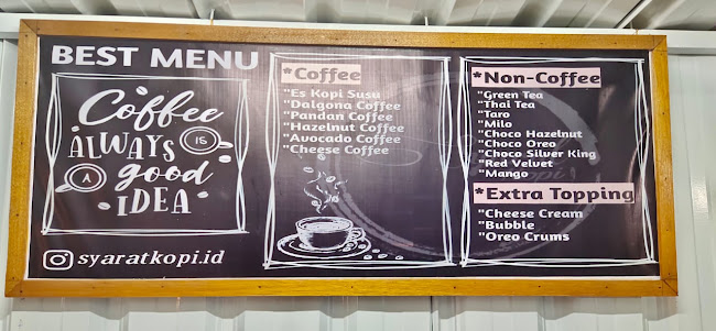Syarat Kopi