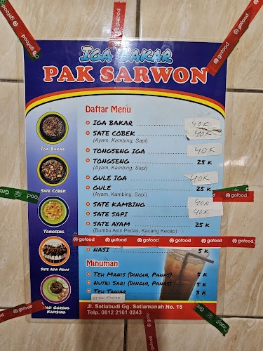 Opinii despre Iga Bakar Pak Sarwon în Kota Bandung - Gastronomi dan perhotelan