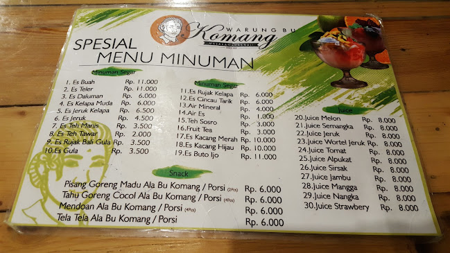 Opinii despre Warung Bu Komang în Kabupaten Bantul - Gastronomi dan perhotelan