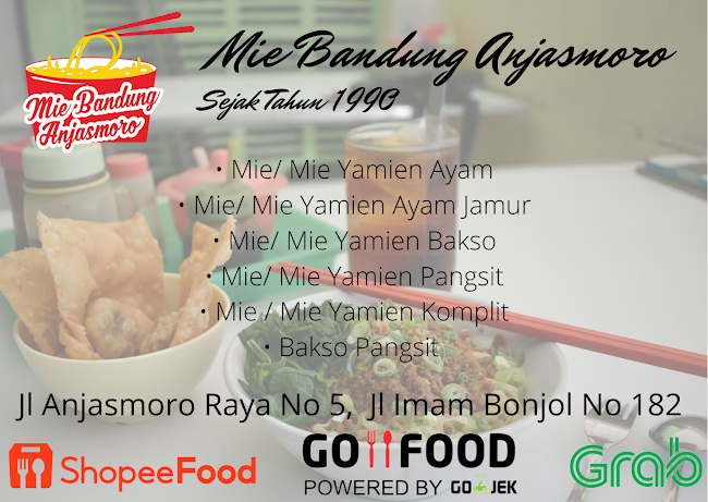 Mie Bandung Anjasmoro - Gastronomi dan perhotelan