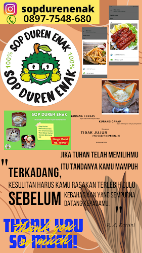 Opinii despre SOP DUREN ENAK Cikoneng ilir în Kota Tangerang - Gastronomi dan perhotelan