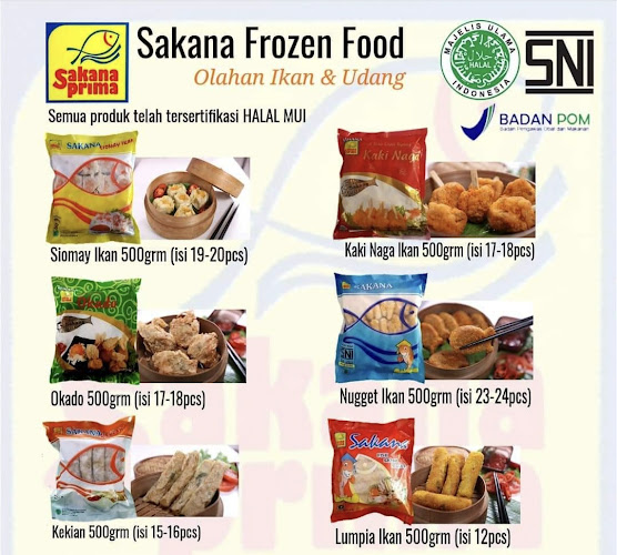 Achilles frozen food Agen sakana depok