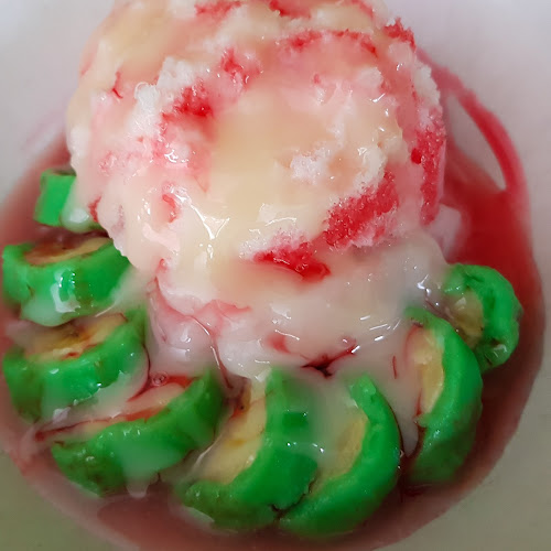 Comentarii opinii despre Es Pisang Ijo Ala Mama