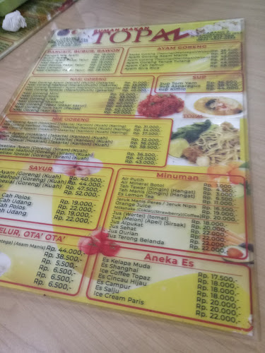 Rumah Makan Topaz - Gastronomi dan perhotelan