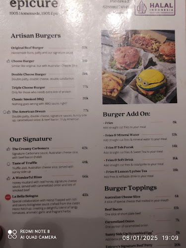 Epicure 2.0 - Gourmet Burgers & Meals - Gastronomi dan perhotelan