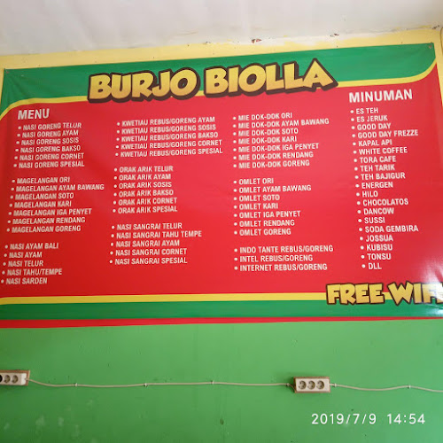 Opinii despre Burjo Biolla în Kota Semarang - Gastronomi dan perhotelan