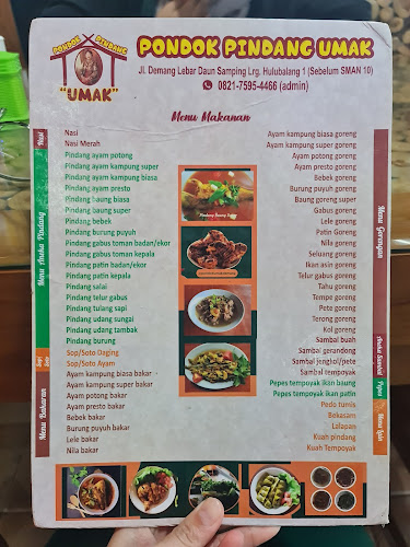 PONDOK PINDANG UMAK BUKIT - Gastronomi dan perhotelan