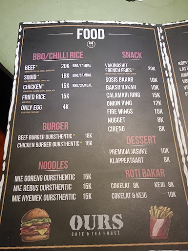 OURS CAFE & TEA HOUSE - Gastronomi dan perhotelan