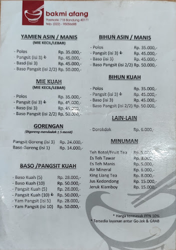 Comentarii opinii despre Bakmi Afang