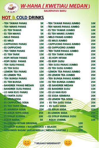 W-HaHa/Kwetiau Medan - Kota Balikpapan